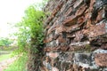 Brick in Dong Hoi citadel wall, Quang Binh, Viet Nam